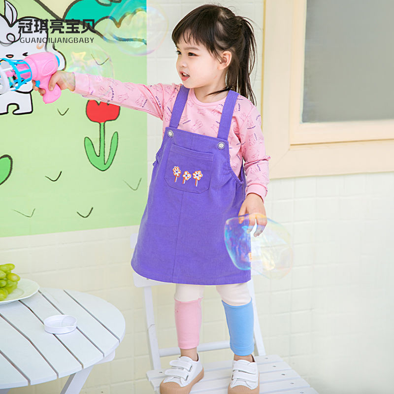 女童连衣裙女宝宝裙子春秋背带裙连衣裙