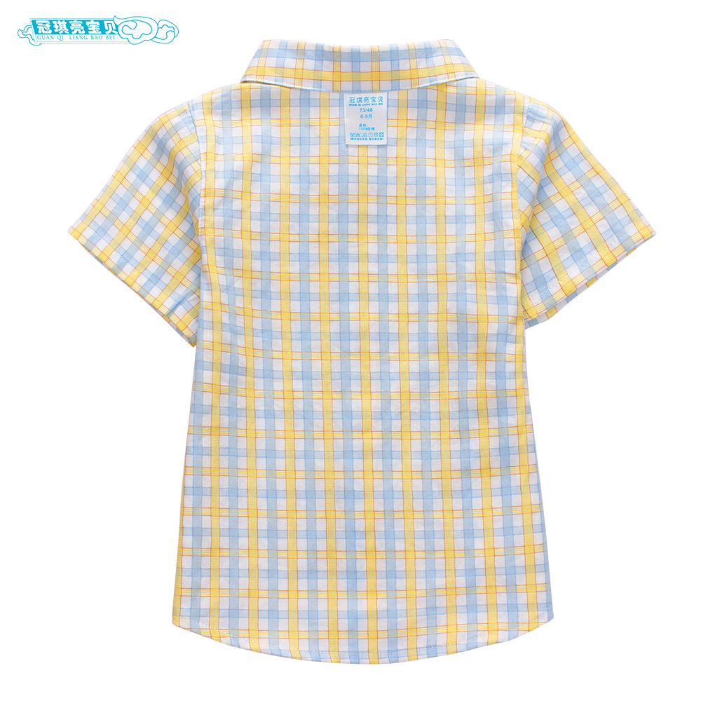 Chemise enfant à manche courte - Ref 2083453 Image 3
