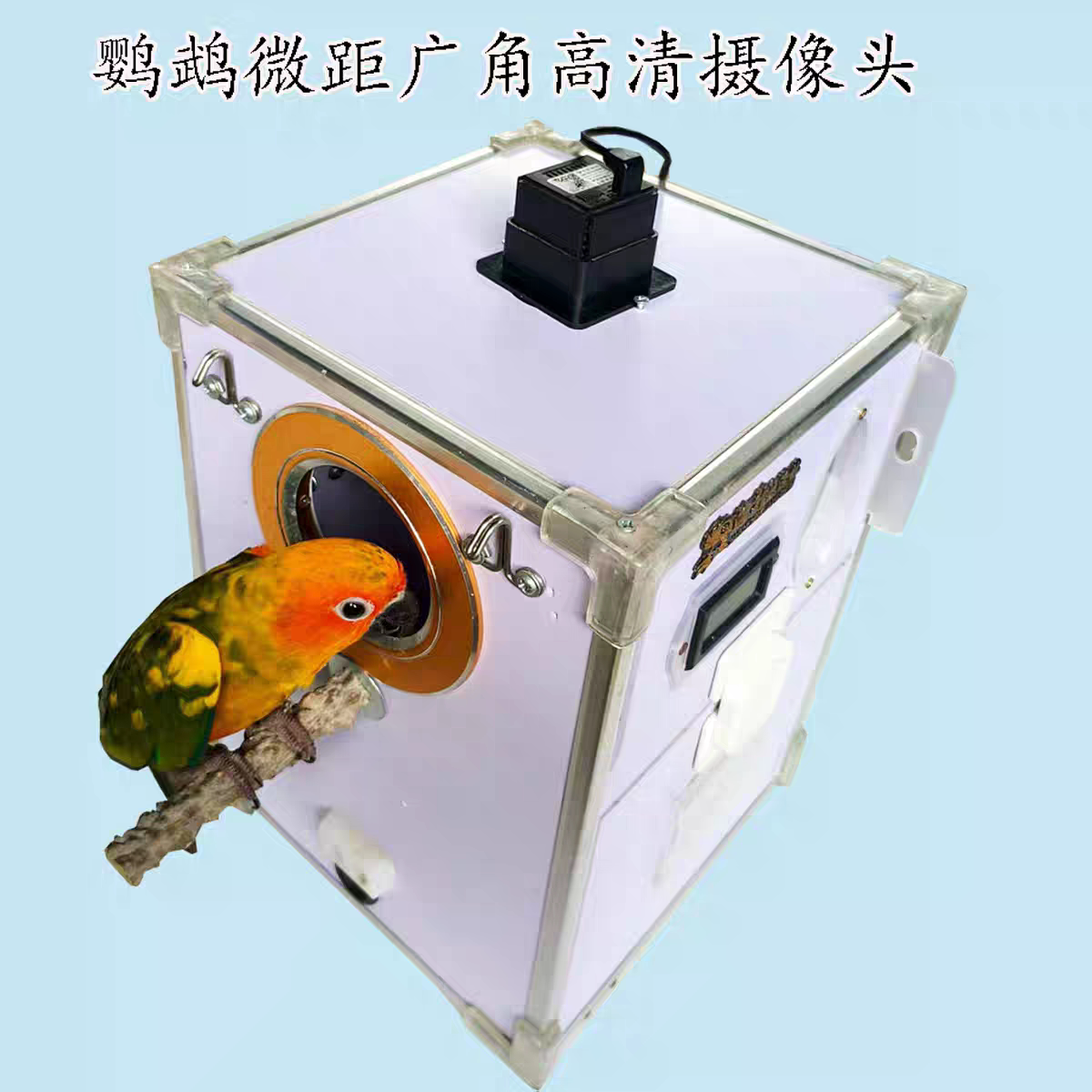 摄像头鹦鹉繁殖箱微距高清无光夜摄像头/直播摄像头/