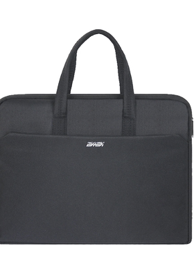 BISI百仕简约文件包男士休闲公文包电脑包大容量拉链手提袋8075