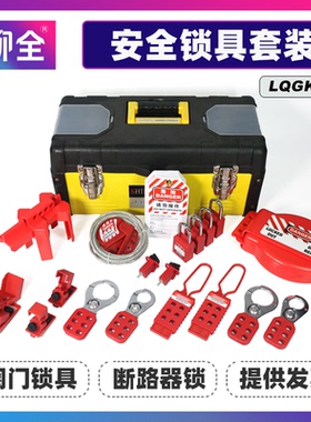 柳全LQUAN 便携式手提锁具箱 电气器阀门锁具管理箱组合套装LQG03