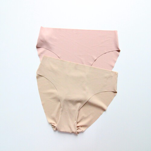 女士三角裤冰丝无痕中高腰简约