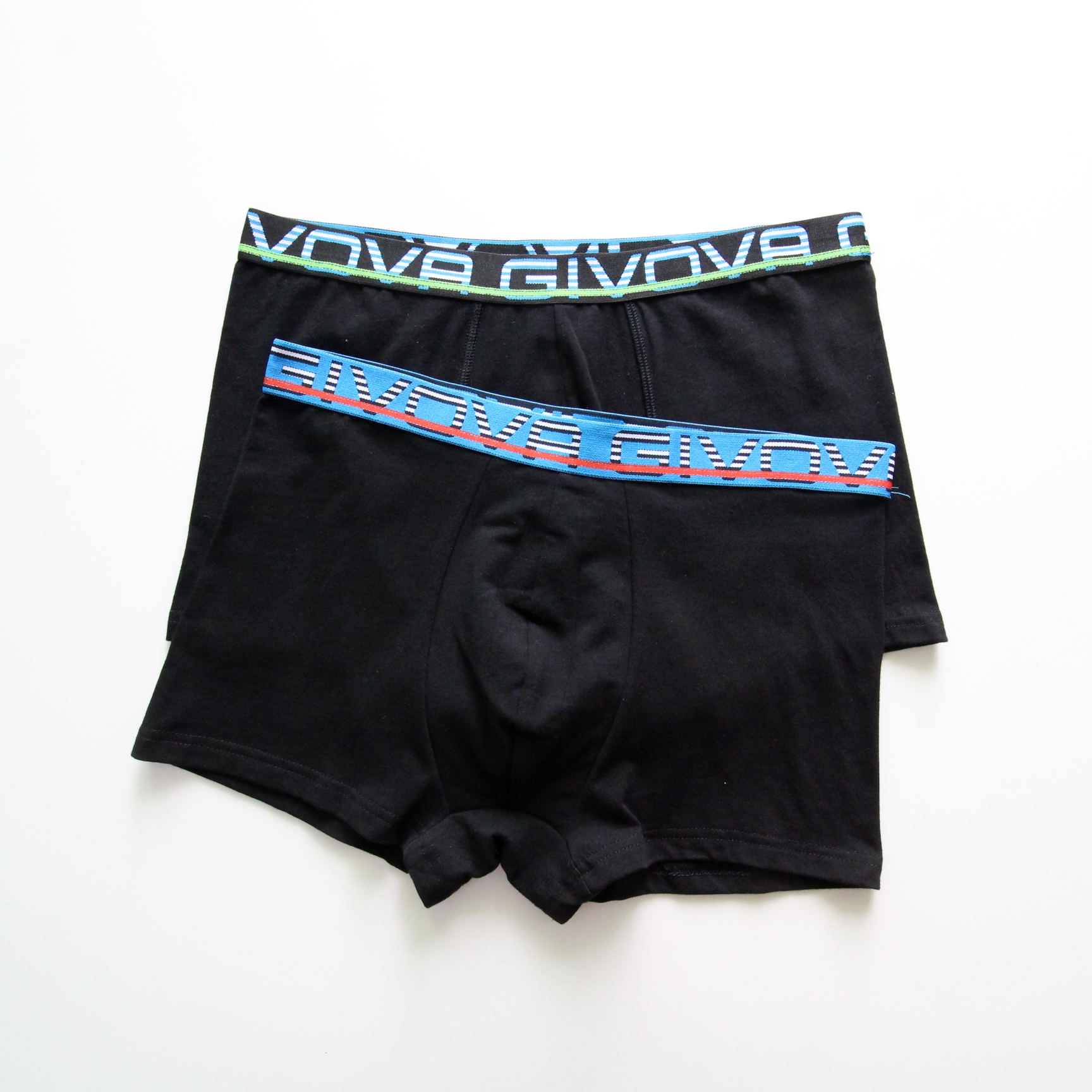 男士棉舒适透气简约黑色四角裤