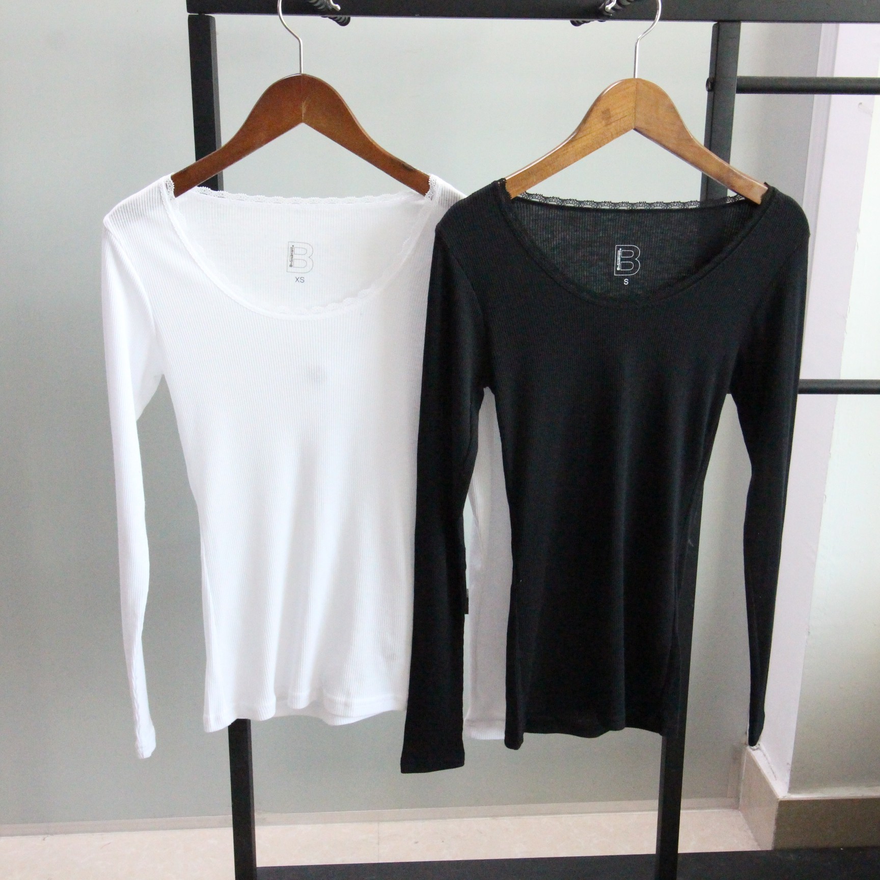 微瑕疵女士蕾丝边圆领长袖打底衫保暖内衣薄款螺纹棉舒适透气上衣,女士内衣/男士内衣/家居服,保暖上装,淘宝优惠券,粉丝福利购,淘宝优惠卷