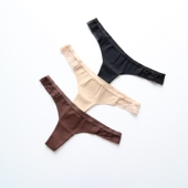 性感蕾丝隐形健身瑜伽女生低腰冰丝T裤 微瑕疵外贸丁字裤 女士薄款