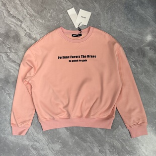 1.30韩du 加绒字母圆领婴儿绒卫衣宽松长袖上衣