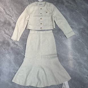 显瘦小香风外套 3.18尚c 套装 优雅时尚 半身裙 春秋女装