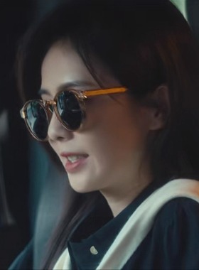 北上夏凤华白鹿同款墨镜复古潮流韩版修脸时尚遮阳防晒太阳眼镜夏