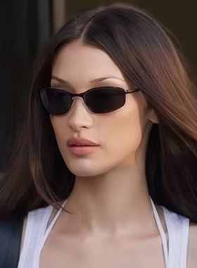 贝拉白敬亭同款欧美ins风方框猫眼时髦高级网感墨镜女街拍太阳镜