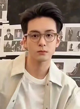 小红书网红GMTR90框架纯欲近视眼镜框素颜通勤穿搭韩版平光防蓝光