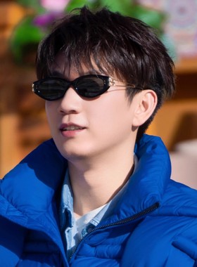 五十公里桃花坞5王子奇同款太阳眼镜男女ins复古欧美百搭墨镜潮