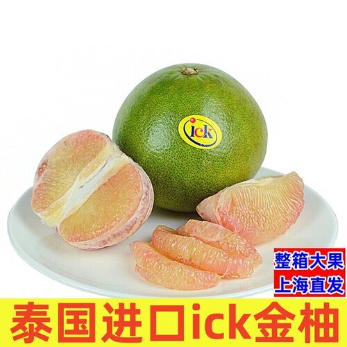 泰国进口ick金柚整箱大果红心柚