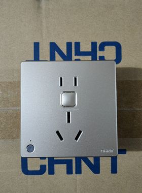 正泰漏电保护开关插座 NEG3-61022淡香槟色五孔16A带漏电插座开关