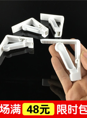 KM 弹簧台布夹桌布固定扣桌裙防滑防移动夹子4个装强力餐桌布夹子