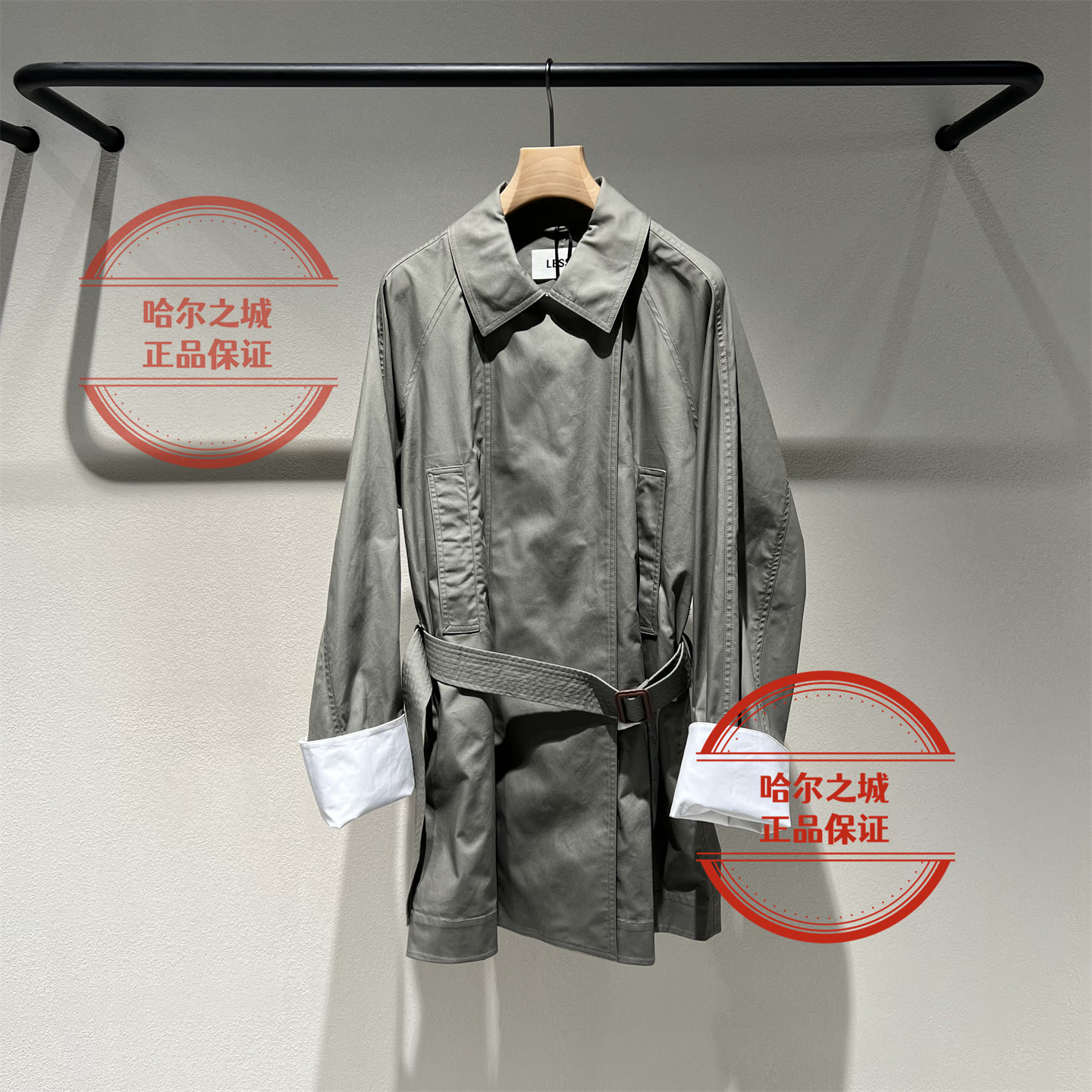 宽松中长款风衣2Q8915270