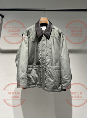 速发 LESS商场同款2025冬季2PBC1519H复古工装封夹克羽绒服白鸭绒