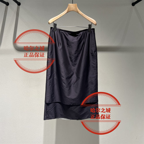 2Q7D10100长款腰裙桑蚕丝