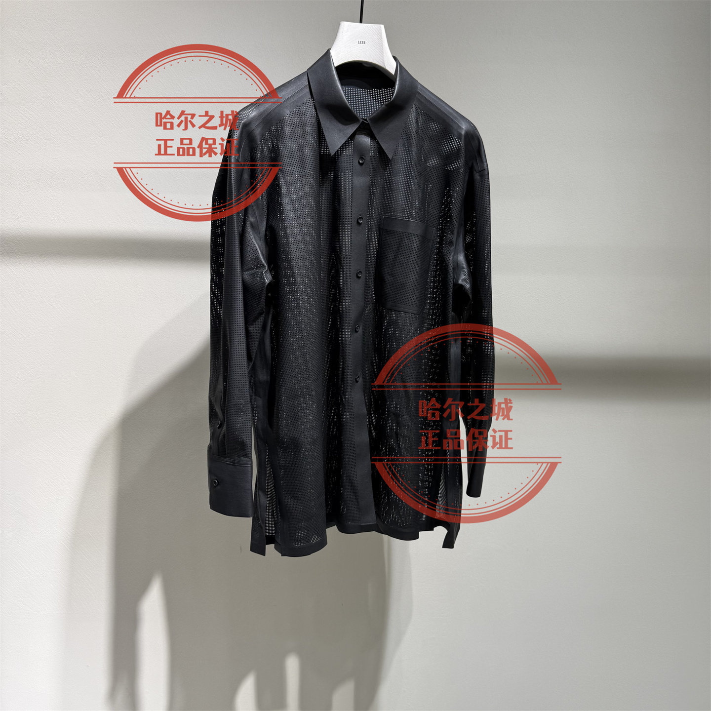 速发LESS女 国内代购2026秋进口复古通勤宽松仿皮衣外套2Q8T13280