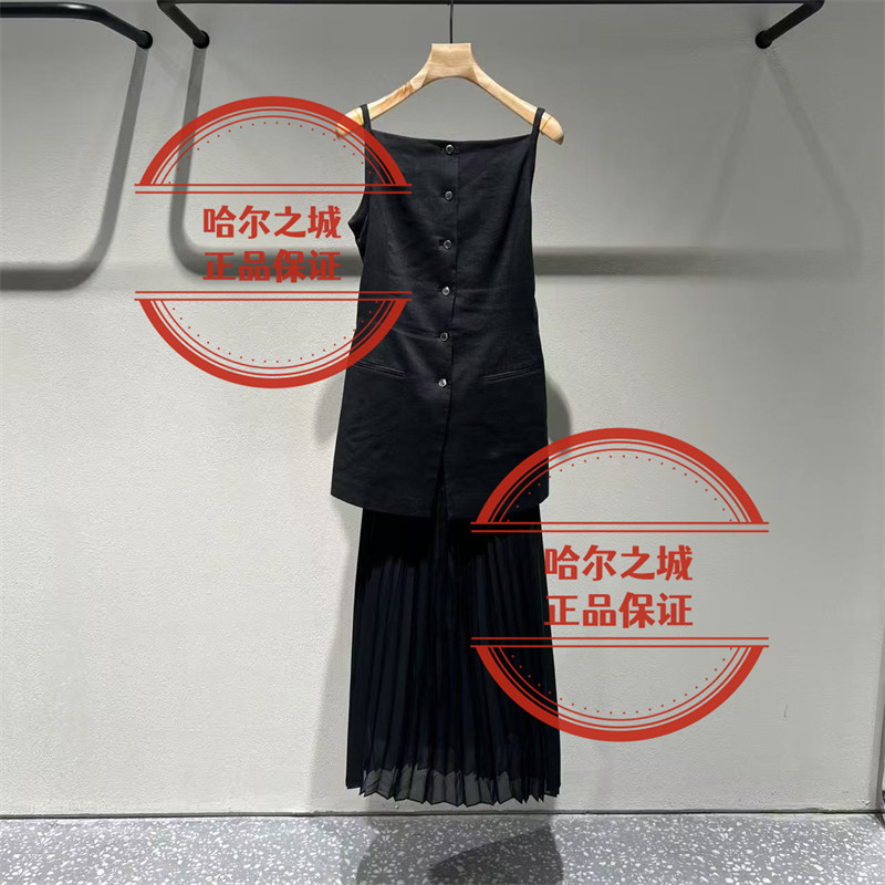 现货LESS女装 国内代购专柜正品2026夏季2Q5G17100吊带连衣裙3695