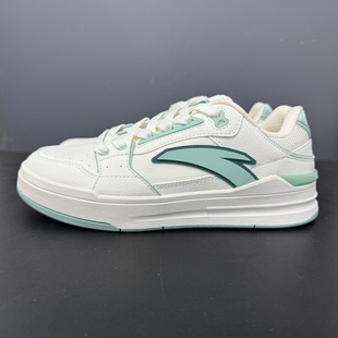 经典 运动鞋 低帮板鞋 简约皮面小白鞋 112438052 男鞋 安踏街顽LITE