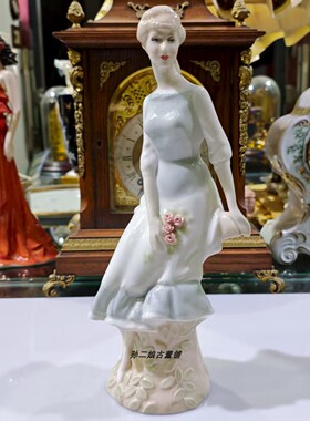 英国Royal Doulton皇家道尔顿经典的优雅淑女系列玫瑰花棚骨瓷偶