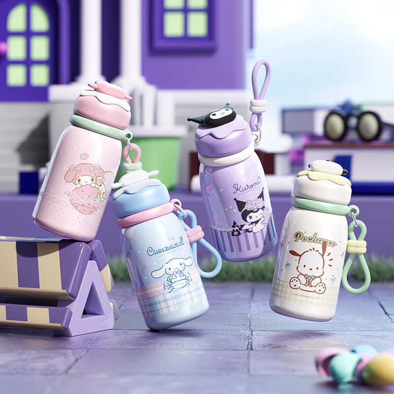 三丽鸥儿童保温杯316L女生高颜值水杯新款学生便携直饮带茶隔杯子,婴童用品,儿童水杯,淘宝优惠券,粉丝福利购,淘宝优惠卷