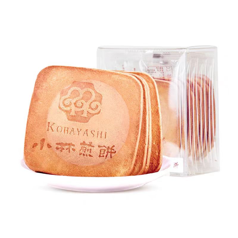 小林煎饼吉祥煎饼3盒*115g/盒上海特产早餐鸡蛋煎饼薄脆饼干包邮