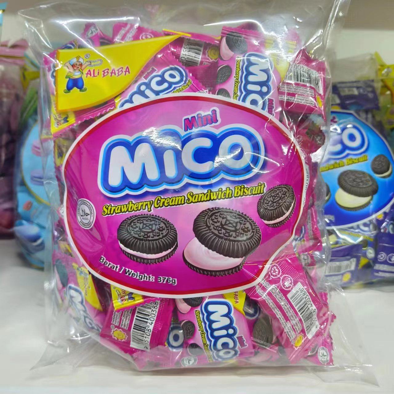 mico奥利奥迷你奶油巧克力夹心饼干376克小包网红休闲零食点心