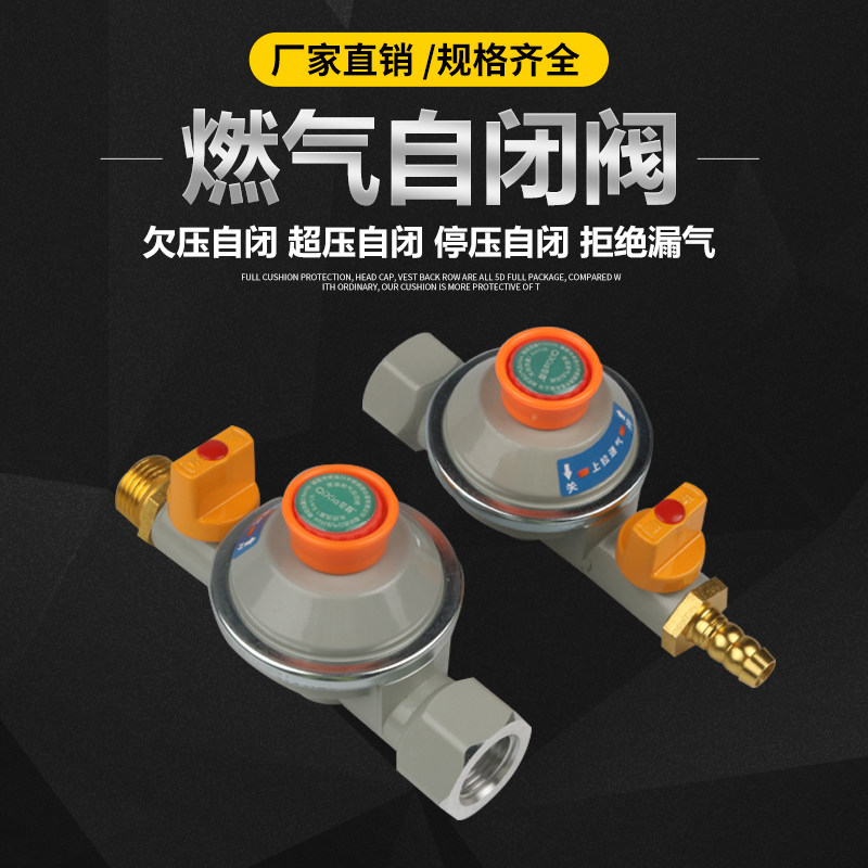 家用天然气自闭阀防爆减压奇霞铜螺纹