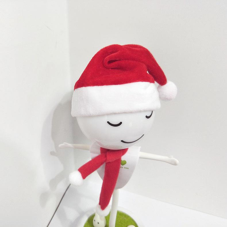 酒瓶刀叉装饰品迷你圣诞帽 玩具公仔玩偶小号圣诞节帽子围巾