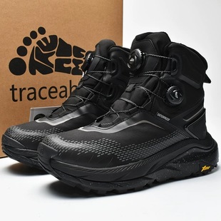 出口外贸抗寒加拿大冰面防滑防水户外雪地靴 男女中高帮纽扣棉鞋