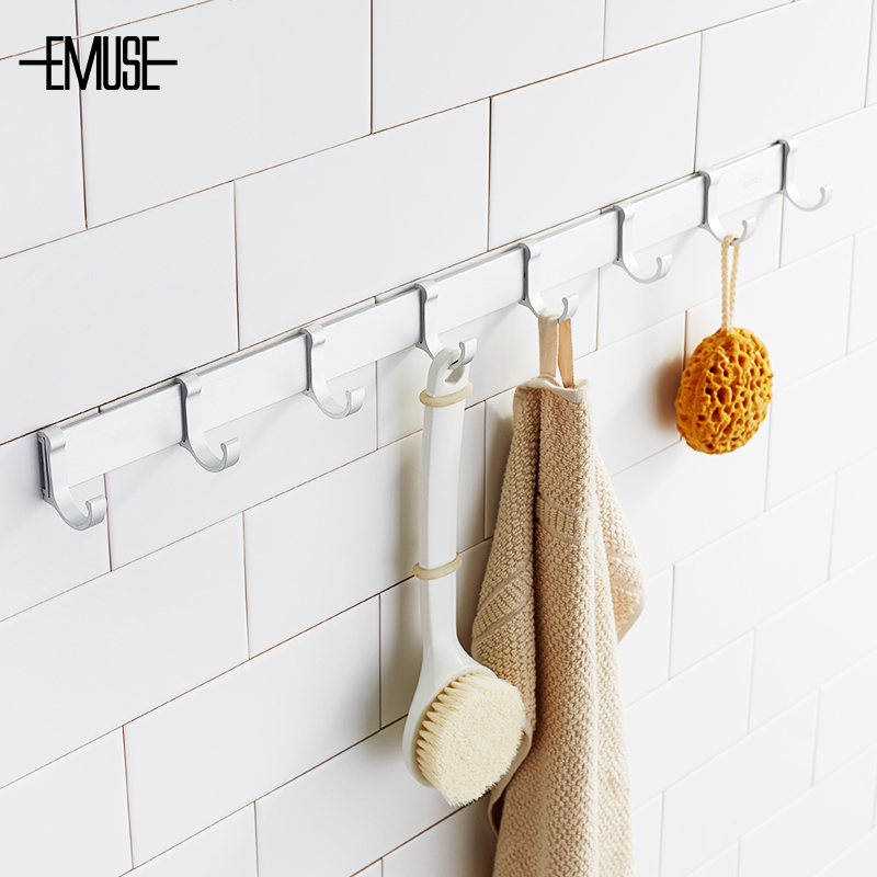 伊沐馨衣架太空铝创意浴室挂钩