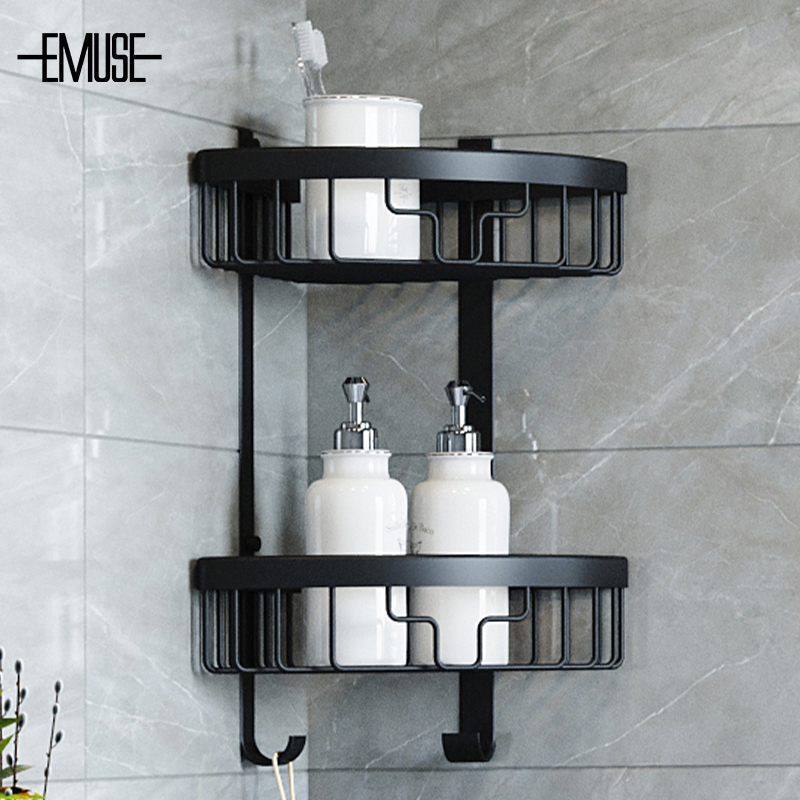 伊沐馨太空铝浴室双层置物架