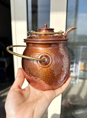 中式复古纯铜烫酒神器铜壶