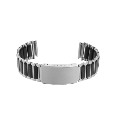 适配卡西欧小方块适中钢间胶表带