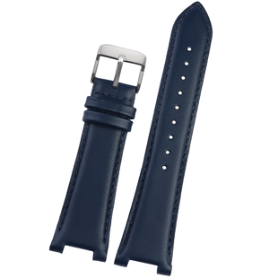 适配卡西欧Edifice海洋之心EQS-920/EQS-920BL-2A凹口真皮表带男