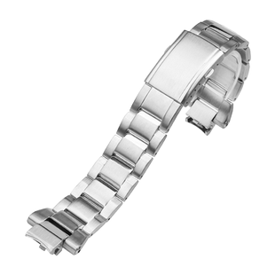 适配卡西欧G-SHOCK系列MTG-B3000改装快拆实芯精钢手表带钢带配件