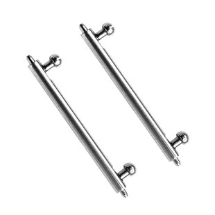 适用MIDO美度舵手M049系列生耳 双头开关快拆生耳杆 实心精钢22mm