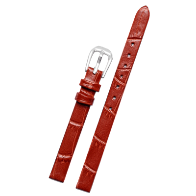 头层牛皮鳄纹16mm小尺寸手表带