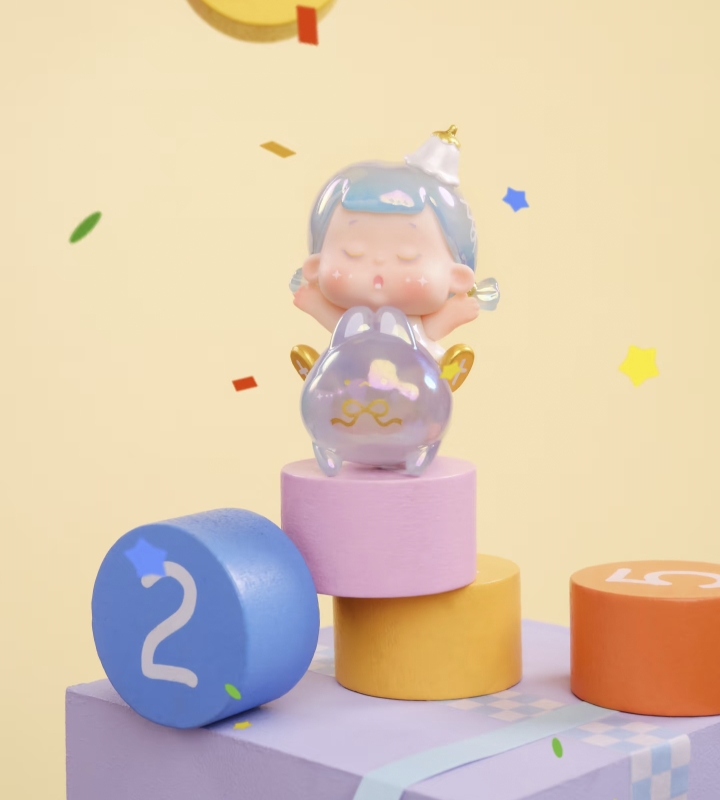 正版新品JOJOY萌骑团系列MINI盲盒萌粒摆件手办礼物女潮玩公仔