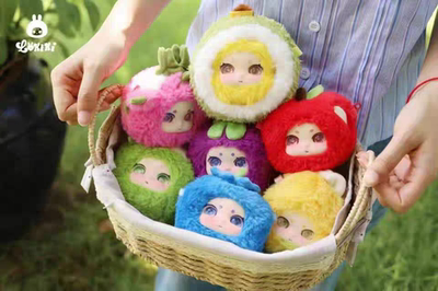 正品Lokiki洛奇奇假日水果趴毛绒盲盒Lokiki洛奇奇三代潮玩公仔女