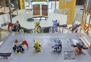 万代plabako拼装数码宝贝2第二弹盲盒战斗暴龙兽车载模型手办礼物