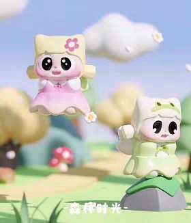 正版pitty勇气裙摆萌粒盲袋潮玩盲盒可爱女公主礼物摆件手办盲盒