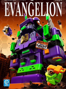 WASA&EVA联名合体机器人潮玩盲盒初号机手办新世纪福音战士正版