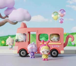 正版新品逃逃幼稚园开学季萌粒盲盒可爱摆件礼物女带编号潮流玩具