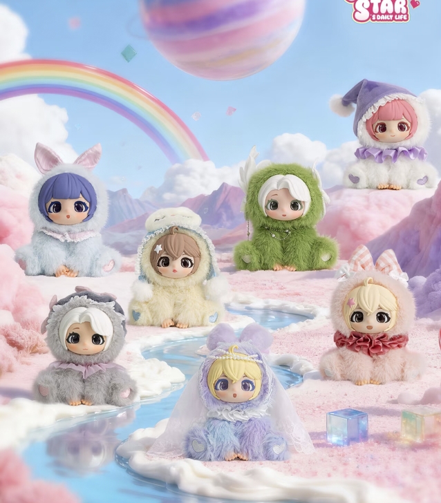 正版Vivistar的日常生活系列毛绒盲盒摆件手办礼物潮流玩具公仔女