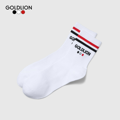 Goldlion/金利来中筒袜抗菌消臭透气长袜男袜单双装SN