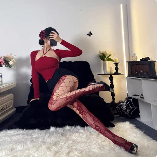 开裆免脱情趣丝袜情调吊带网袜女