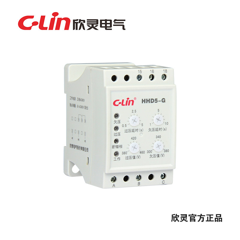 欣灵HHD5-G过欠压断相相序继电器电动机保护器多功能 AC380V|msdalam kategori perkakasan/alat, 电气控制, 低压电气, 低压控制器 - dari Buy2taobao.com untuk memberikan perkhidmatan ejen Taobao profesional membeli