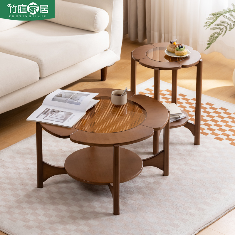 茶几客厅家用沙发边几复古创意